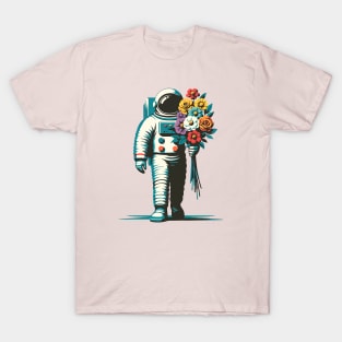 Astranout with flowers T-Shirt